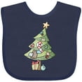 thumbnail image 3 of Inktastic Christmas Tree Boys or Girls Baby Bib, 3 of 4