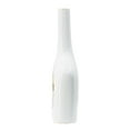 thumbnail image 4 of A&B Home Open Center Rectangular Ceramic Vase - White, Gold Finish Contemporary Style Dimensions: 11.6" L x 3" W x 13.2" H, 4 of 6