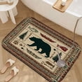 thumbnail image 3 of 1pc Rug with Hunting and Fishing Absorbent Non-Slip Bathroom Thickened Flannel Rug Decor,Soft,Quick Drying,Suitable For Indoor/outdoor Use,Bathrooms,Bedrooms,Kitchens,Terrace,Laundry Rooms,16"x24", 3 of 9