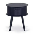 thumbnail image 4 of East West Furniture 3-piece Wood King Bedroom Set in Navy Blue/Denim Blue, 4 of 8
