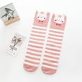 thumbnail image 2 of LIZENG Children's Cotton Socks Animal Heart Little Cat Ankle and Mid Calf Socks, 2 of 6