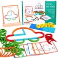 thumbnail image 1 of Anillos de juguete Puzgic Stem Stick para niños en edad preescolar educativos, 1 of 8