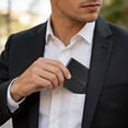 thumbnail image 5 of LOUEBICA Wallets for Men Minimalist Bifold Front Pocket Wallets with 1 ID Window 7 Card Slots, 5 of 6