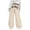 Beige, variant on Women's LOS ANGELES Graphic Baggy Sweatpants Drawstring Waist Wide Leg Athletic Flowy Floor Length Track Pants Streetwear