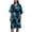 Style2, variant on Women's Chic Bathrobe Deep V Neck Bathrobes Satin Dressing Gown Drop Shoulder Bridal Comfy Elbow Sleeve Style1 Small-Large