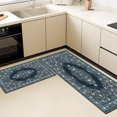 thumbnail image 5 of Kitchen Rugs Sets of 3 Non Slip Washable Kitchen Mats for Floor, Waterproof Kitchen Runner Rug, Floor Mat Carpet for Entryway, Laundry, Sink, Hallway, Bathroom, 5 of 10