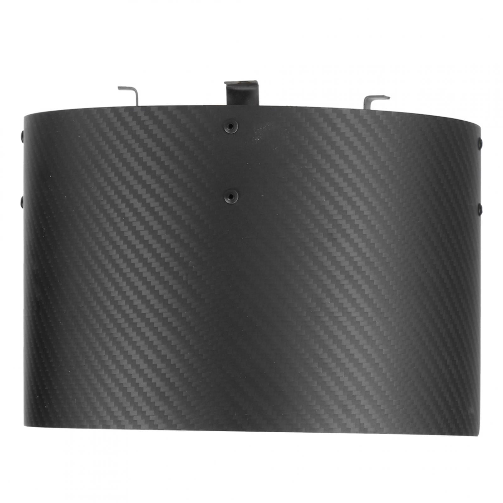 Air Intake Cone Cover, Air Filter Heat Carbon Fiber + Stainless Steel + Aluminum Air Filter Heat
