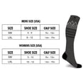 thumbnail image 2 of Premium Merino Wool Compression Socks - Designed For Winter, Hiking, Camping, Snowboarding, Skiing, 2 of 6
