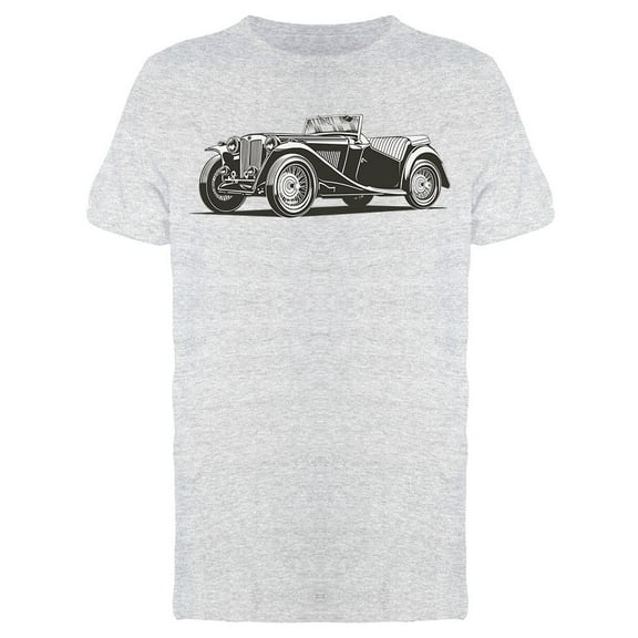 Vintage Car Retro Car T-Shirt Men -Image by Shutterstock, Male Small