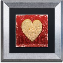 Trademark Fine Art "Every Time I'm With You" Canvas Art by Philippe Sainte-Laudy Black Matte, Silver Frame