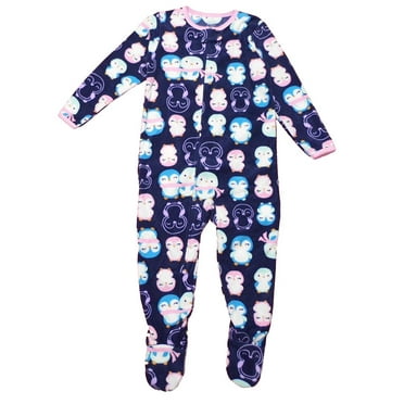 Carter's Child of Mine Made By Little Girls' Toddler Microfleece Blanket Sleeper Navy (5T)
