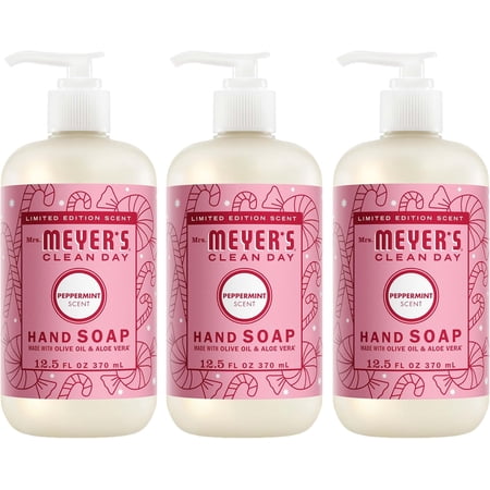 Mrs. Meyer's Clean Day Liquid Hand Soap, Peppermint, 12.5 oz