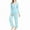 Blue, variant on MLDRA Women’s Pajama Set 2 Piece Lounge Sets Long Sleeve Top and Pants Soft Sleepwear Nightwear Ladies Pjs Fall Winter 2025 Set