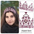 thumbnail image 4 of Miangastore Diadème de Mariée Alliage Rose Lot de 1 6.9x5.9in, 4 of 9