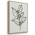 thumbnail image 3 of Evergreen Ink I - Framed Gallery Wrapped Holiday Canvas - 25 x 37 - Natural Wood Frame, 3 of 8