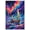 Unframe-style, variant on Trippy Astronaut Sailing Space Wall Art Psychedelic Galaxy Canvas Poster