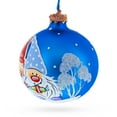 thumbnail image 2 of Joyful Trio of Gnomes Glass Ball Christmas Ornament 3.25 Inches, 2 of 5