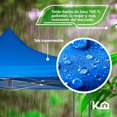 thumbnail image 3 of BWKJ | Toldo Plegable 3x4.5 M – Carpa Toldo para Exteriores Impermeable – Color Azul - Lona Resistente – Fácil de armar – Toldo con Bolsa de Transporte- Casa o Jardín BWKJ Otros Deportes y Recreación, 3 of 3