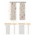 thumbnail image 6 of Christmas Snowflakes Blackout Curtains for Bedroom/Living Room, Xmas Snowy Winter Beige Thermal Insulated Kitchen Drapes with Grommets, Light Blocking Window Treatment, 2 Panels 52" x 90", 6 of 7