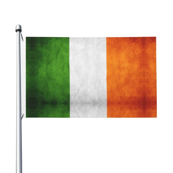 Irish Flag Print Flag 3x5 Ft Outdoor Garden Flag Double Sided Banner For Yard Lawn Porch Balcony Home Decorations