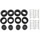 thumbnail image 1 of Prácticas simples 1/12 Piezas de automóviles Control remoto profesional Accesorios Neumáticos para reemplazar el reemplazo para MN86K MN86KS 1 Set Methold FN001774-00, 1 of 7