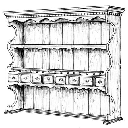 Plan Dining Furniture - Welsh Hutch Plan