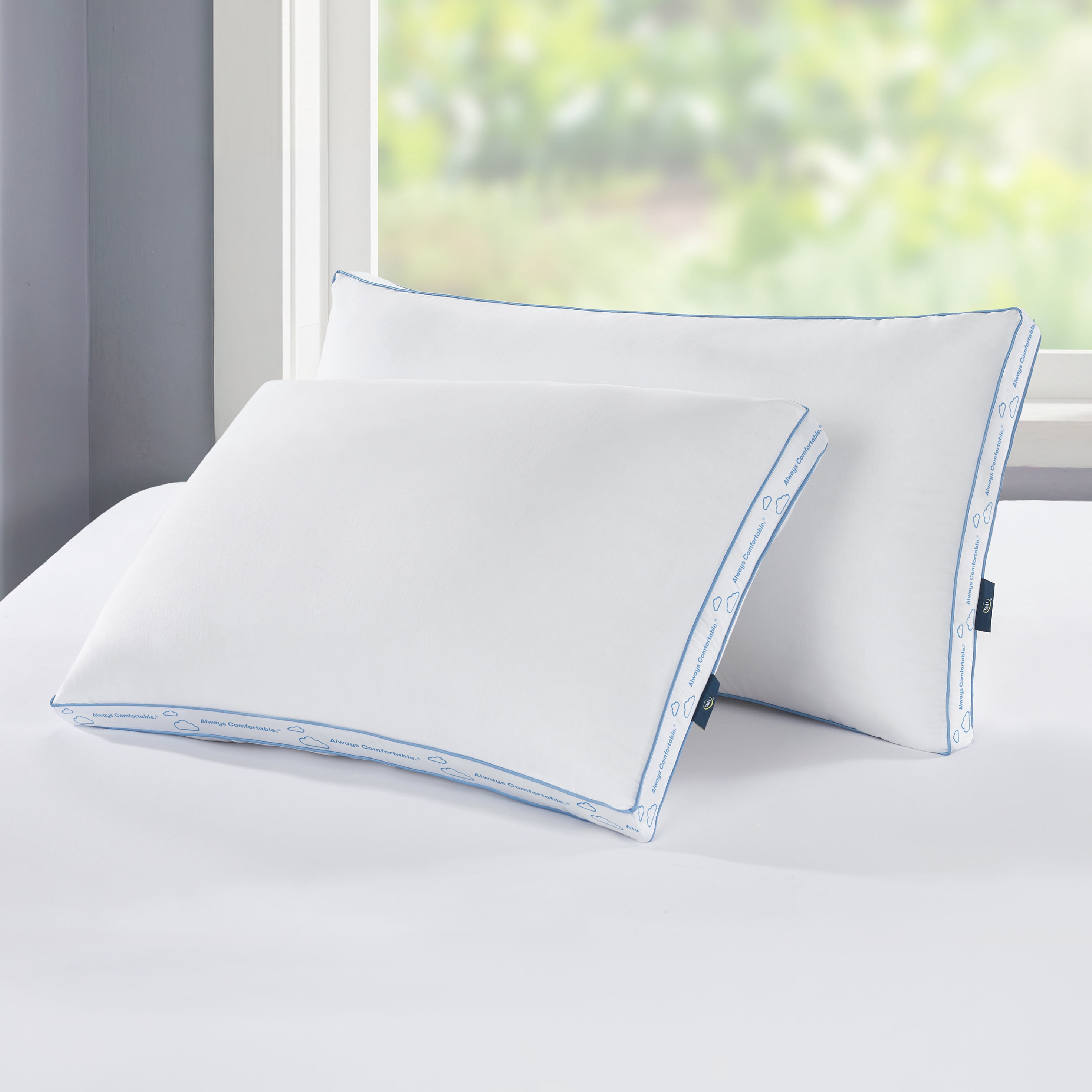 Sertapedic Balanced Support Bed Pillow, Standard/Queen