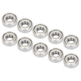 thumbnail image 1 of 10Pcs 698Z Doubles Roulements à Billes Radiaux à Rainure Profonde Roulements à Billes de Planche à Roulettes 8mm ID 19mm OD 6mm Épaisseur, 1 of 8