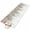 White Light Pink Emerald Green, variant on Floral Leaves 2'x6' Runner Rugs for Hallway Kitchen Bedside Non Slip Washable, Summer Botanical Weeping Watercolor Entryway Rug Runners with Rubber Backing, Long Carpet Runner for Laundry Room