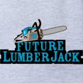 thumbnail image 2 of CafePress - 2 Future Lumberjack - Cute Infant Baby Football Bodysuit, 2 of 3