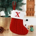 thumbnail image 2 of Christmas Tree Decorations, Letter Stockings for Christmas Cute Wool Knitted Sock Pendant Decoration Props, 2 of 3