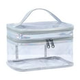 thumbnail image 1 of EGNMCR Cosmetic Bags Double-Layer Makeup Bag Portable Multi-Functional Cosmetic Storage Pouch Makeup storage, 1 of 9