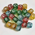 thumbnail image 1 of 40Pcs Dice Guessing Game Different Colors 6 Sided Dice for Games, Dice Size 20Mm, 1 of 5