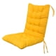 thumbnail image 1 of Cojín de silla Tatami Toystoory Colchón de pana larga respaldo asiento grueso Cocina antideslizante amarillo, 1 of 6