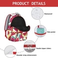 thumbnail image 4 of Watermelon Print Backpack – Trendy Gift for Students, Durable School Bag for Teens & Adults, Lightweight College Backpack with Laptop Sleeve, Work & Travel Friendly, 4 of 6