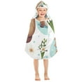 thumbnail image 7 of Cute Cartoon Groundhog Kids Hooded Beach Towel Baby Bath Poncho Towels with Hood Absorbent 50"x23.5" for Pool Swimming, 7 of 7