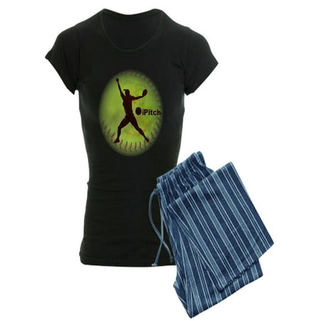 

CafePress - Ipitch Fastpitch Softball - Women s Dark Pajamas