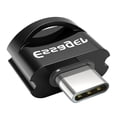 thumbnail image 1 of Essager Adaptador OTG para teléfono móvil tipo c a convertidor USB conector adaptador USB 3.0 tipo c para teléfono móvil, negro, 1 of 2