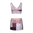thumbnail image 5 of Henpk Tankini Swimsuits for Women Plus Size Two Piece Tummy Control Loose Fit Floral Printed Modest Two Piece Bathing Suits on Clearance Pink XXXL, 5 of 5