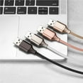 thumbnail image 3 of Methold Indicador de cable USB de 3.28 pies 2A Cable de sincronización de datos de carga rápida Desconexión automática Cable micro USB para Teléfono y Comunicación, 3 of 4