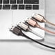 thumbnail image 2 of Seitruly Indicador de cable USB de 3.28 pies 2A Cable de sincronización de datos de carga rápida Desconexión automática Cable micro USB para Teléfono y Comunicación, 2 of 4