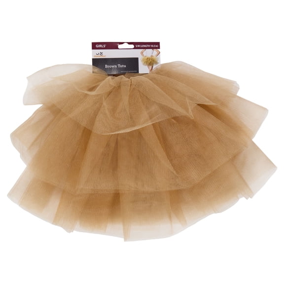 Tutu Costume Accessory for Children, Brown, S/M, Halloween by Way To Celebrate