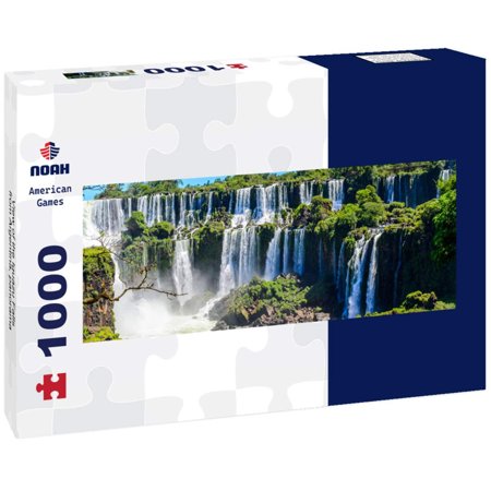 Noah Jigsaw Puzzle View of the Iguazu Falls from Argentina, Panorama 1000 Pieces