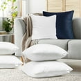 thumbnail image 5 of Nestl Throw Pillow Inserts Decorative Square Pillow Forms, 22x22 Pillow Insert 2 Pack, White, 5 of 6