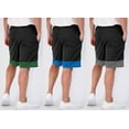 thumbnail image 3 of ASUDESIRE 5 Pack Men's Athletic Shorts Mesh Workout Gym Activewear Basketball Shorts 8" Inseam With Pockets, 3 of 7
