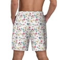 thumbnail image 4 of Uemuo Summer Floral Pattern Mens Swim Trunks Quick Dry Board Shorts with Mesh Lining, Stretch Beach Shorts Quick Dry No-Chafing Board Shorts-3X-Large, 4 of 9