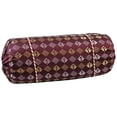 thumbnail image 2 of Natural Geo Purple/Gold Gao Takiya Bolster Pillow (Set of 2), 2 of 4