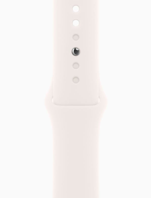 Apple Watch SE 3 - GPS - 44MM Starlight Aluminum Case with Light Blush Sport Band - M/L