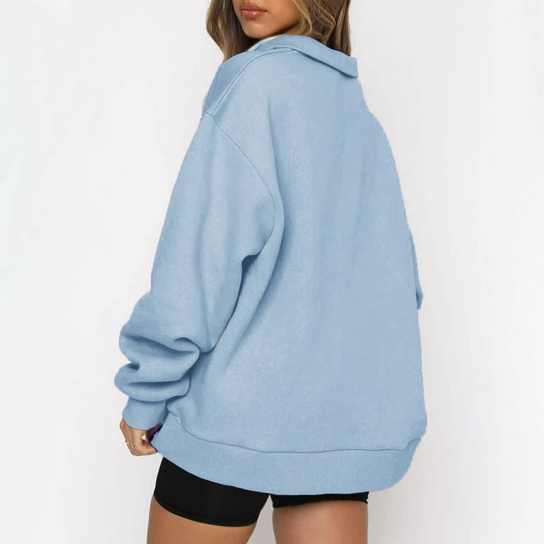 ZDRZK lightning deals today jackets for women Long Sleeve Hoodies For Women  Dress Casual Fashion Boho Floral Print Pullover Tops Drawstring Hooded  Sweatshirt Blue XL