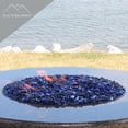 thumbnail image 4 of Fire Pit Glass - Aqua, Dark Blue, Light Blue Blend Reflective Fire Glass Beads 3/4" - Reflective Fire Pit Glass Rocks - Reflective Glass Beads for Fireplace and Landscaping, 4 of 5